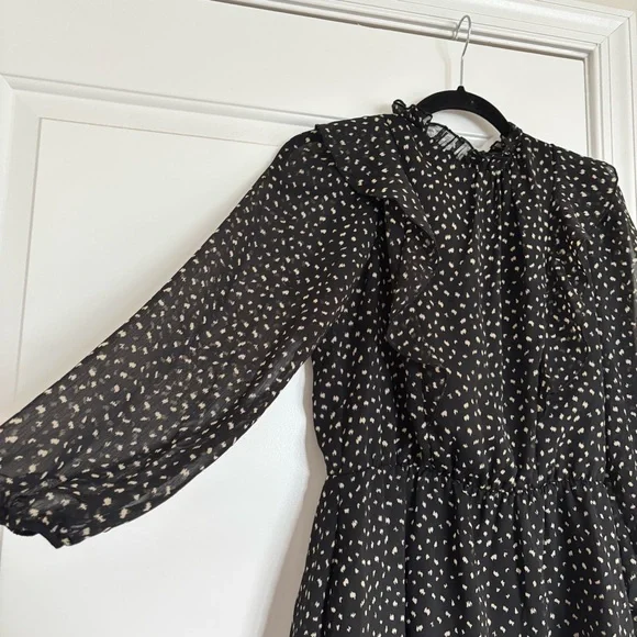 Zara Mock Neck Confetti Dress - Picture 2 of 10